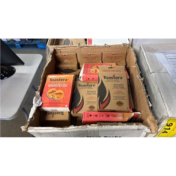 CASE OF TOASTERZ REUSABLE HEAT PACKS - RECTANGLE