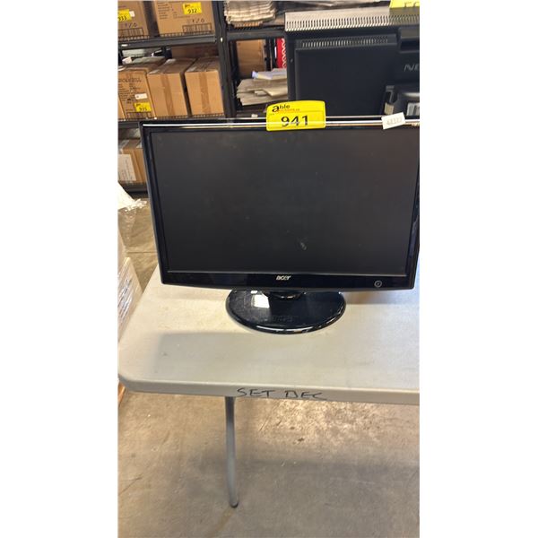 ACER H213H 21" LCD MONITOR *NO POWER CORD OR CABLES*