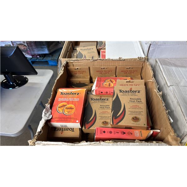 CASE OF ASSORTED TOASTERZ REUSABLE HEAT PACKS