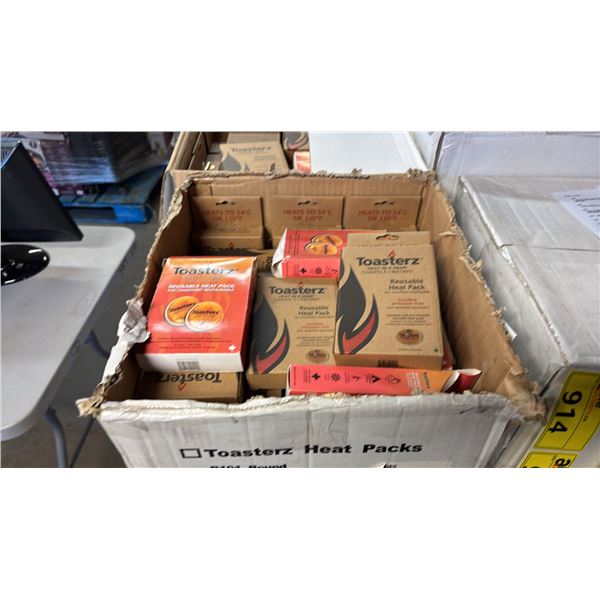 CASE OF ASSORTED TOASTERZ REUSABLE HEAT PACKS