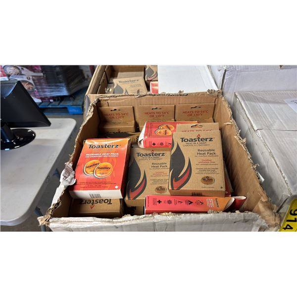 CASE OF ASSORTED TOASTERZ REUSABLE HEAT PACKS