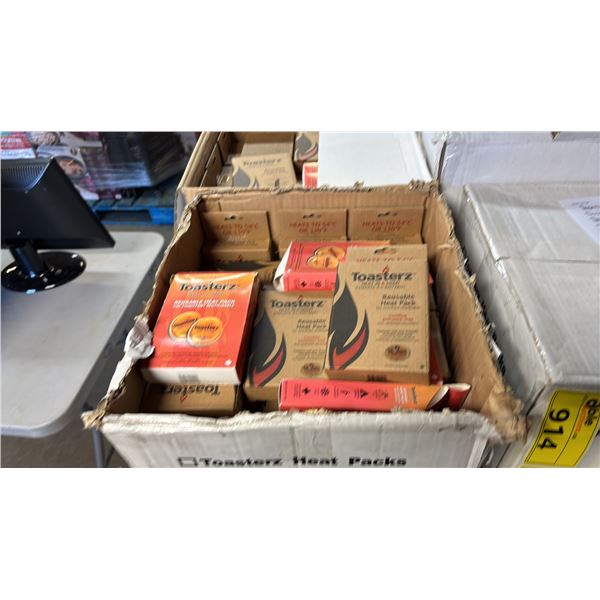 CASE OF ASSORTED TOASTERZ REUSABLE HEAT PACKS