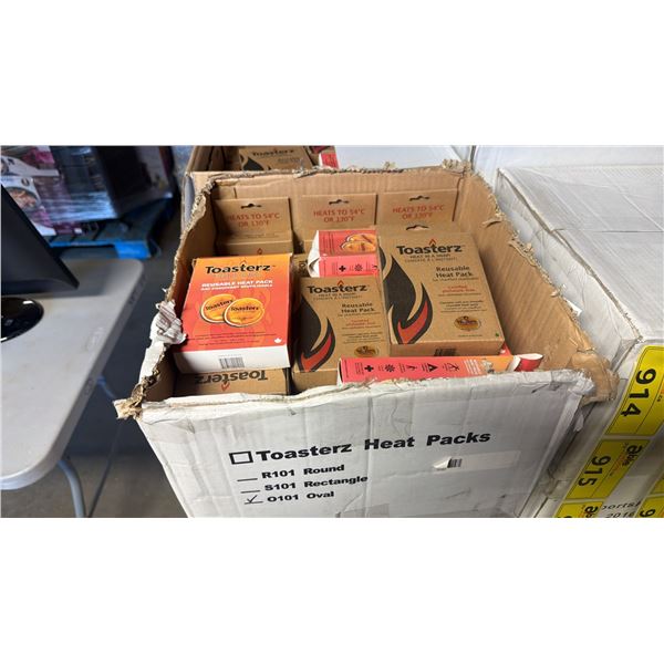 CASE OF ASSORTED TOASTERZ REUSABLE HEAT PACKS