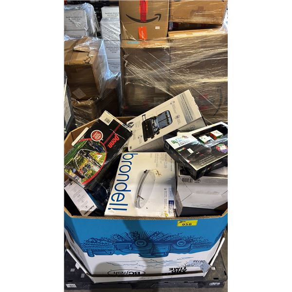 PALLET OF HOME ITEMS: BRONDELL BIDET TOILET SEAT, WINIX ULTRASONIC HUMIDIFIER, KALORIK ROBOT VACUUM