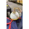 Image 2 : LARGE ALABASTER GLASS CHANDELIER