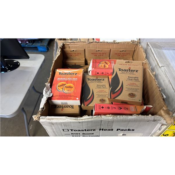 CASE OF ASSORTED TOASTERZ REUSABLE HEAT PACKS