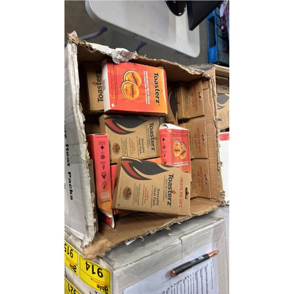 CASE OF ASSORTED TOASTERZ REUSABLE HEAT PACKS