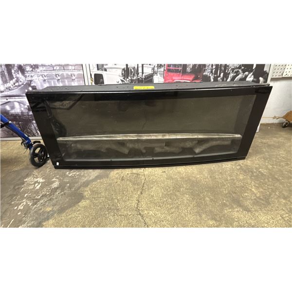 48" BLACK WALL MOUNTED ELECTRIC FIREPLACE