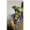 Image 3 : METAL UMBRELLA STAND WITH ASSORTED UMBRELLAS & CANES