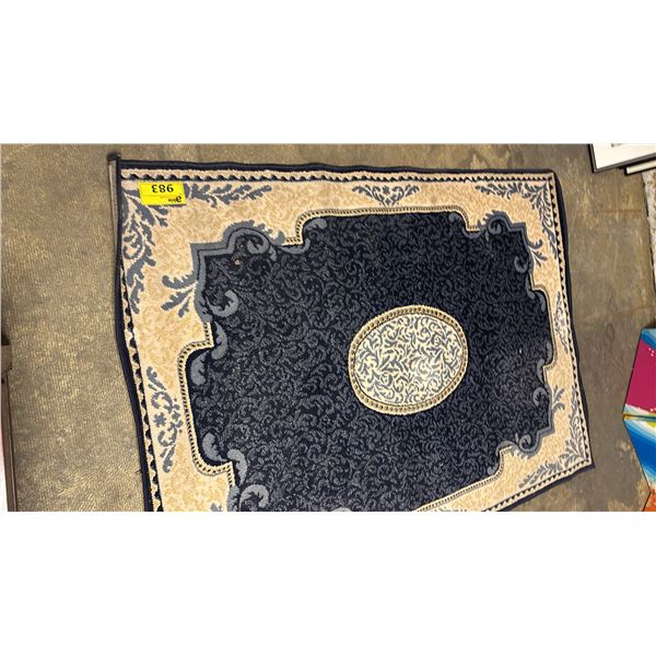 ROYAL NAVY 3'11" X 5'7" PATTERNED AREA CARPET