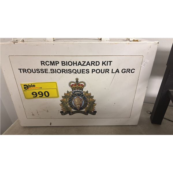 RCMP BIOHAZARD KIT CASE *EMPTY*