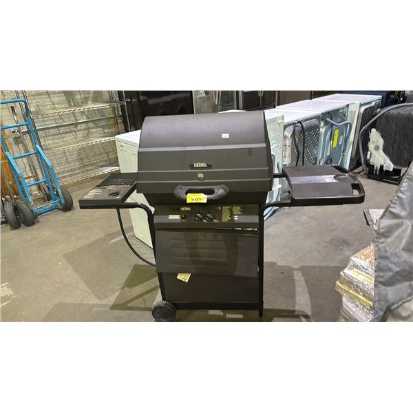 THERMOS PROPANE BARBECUE WITH INTEGRATED SIDE BURNER