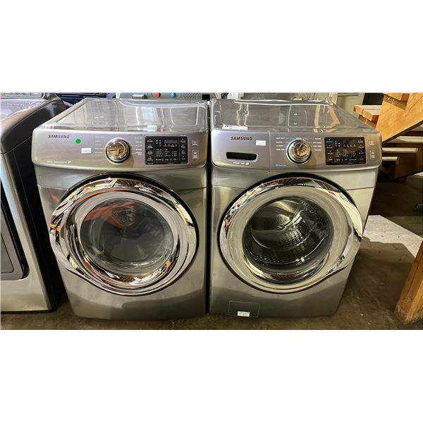 SAMSUNG FRONT LOAD WASHER & DRYER SET