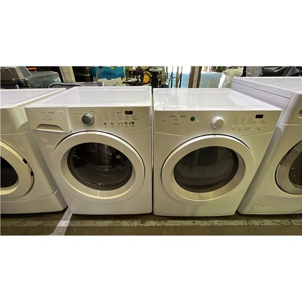 FRIGIDAIRE FRONT LOAD WASHER & DRYER SET *DETERGENT DRAWER HANDLE IS LOOSE*