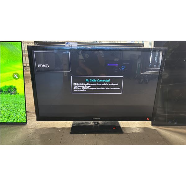 SAMSUNG 51" 3D PLASMA HDTV WITH STAND *NO REMOTE*