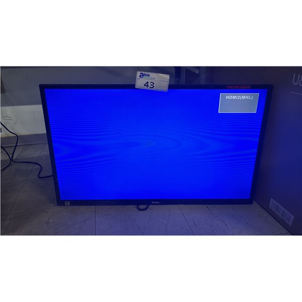 HAIER 32" 720P LED HDTV *NO STAND OR REMOTE*