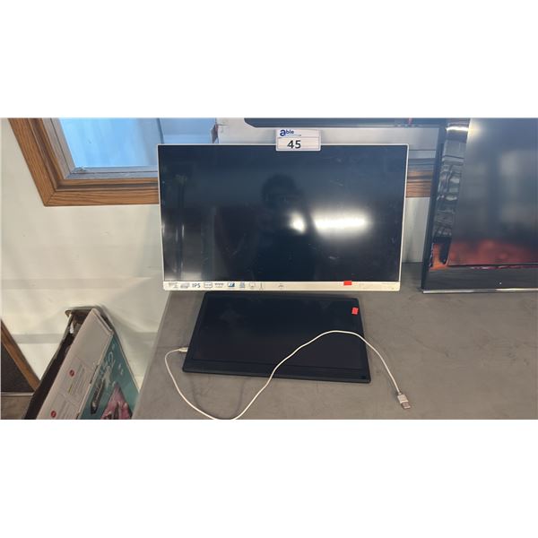 HP PAVILION 25" MONITOR & TABLET *NO POWER CORDS*