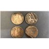 Image 1 : (1) 1861 GREAT BRITAIN BRONZE LARGE PENNY & (3) EARLY 1900S GREAT BRITAIN BRONZE LARGE PENNIES