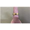Image 2 : CARTIER 18KT GOLD LOVE RING, 14KT GOLD RING WITH PURPLE STONE & (3) FASHION RINGS: SIZES 4 - 9