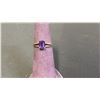 Image 4 : CARTIER 18KT GOLD LOVE RING, 14KT GOLD RING WITH PURPLE STONE & (3) FASHION RINGS: SIZES 4 - 9