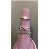 Image 5 : CARTIER 18KT GOLD LOVE RING, 14KT GOLD RING WITH PURPLE STONE & (3) FASHION RINGS: SIZES 4 - 9