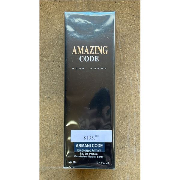 *NEW IN SEALED BOX* SECRET CODE AMAZING CODE POUR HOMME PERFUME