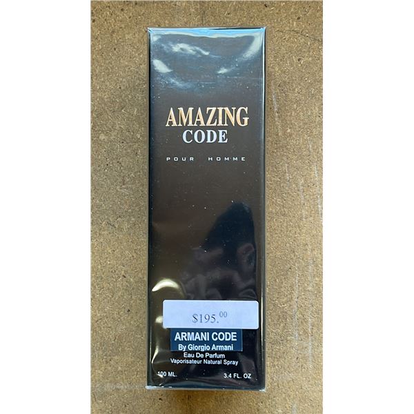 *NEW IN SEALED BOX* SECRET CODE AMAZING CODE POUR HOMME PERFUME
