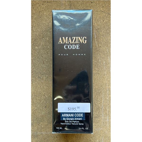 *NEW IN SEALED BOX* SECRET CODE AMAZING CODE POUR HOMME PERFUME