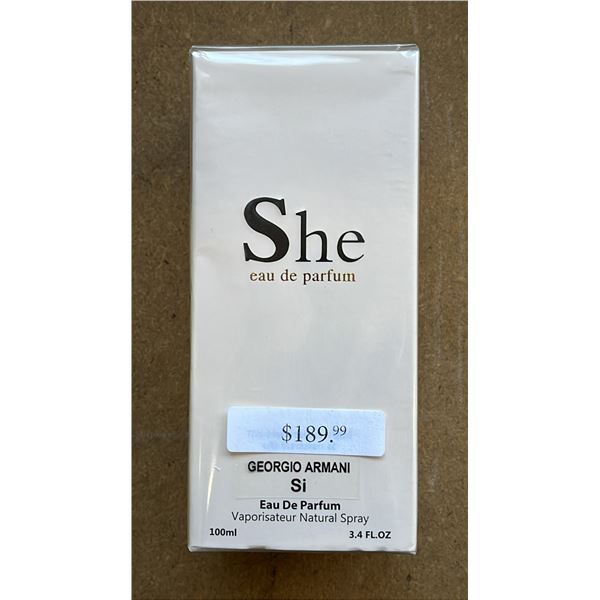 *NEW IN SEALED BOX* SECRET PLUS SHE GEORGIO ARMANI SI PERFUME