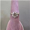 Image 2 : *NEW* .925 SILVER 3CT MOISSANITE LAB DIAMOND SOLITAIRE RING: RESIZEABLE