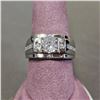 Image 1 : *NEW* .925 SILVER 1CT SIMULATED DIAMOND (CZ) MAN'S RING: RESIZEABLE