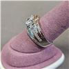 Image 2 : *NEW* .925 SILVER 1CT SIMULATED DIAMOND (CZ) MAN'S RING: RESIZEABLE