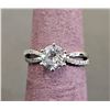 Image 1 : *NEW* 925 SILVER 1CT SIMULATED DIAMOND (CZ) CHANNEL RING: RESIZEABLE