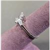 Image 2 : *NEW* .925 SILVER 1.5CT EMERALD CUT SIMULATED DIAMOND (CZ) TRINITY RING WITH BAGUETTE SIDESTONES
