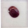 Image 2 : *NEW* 8.3CT OVAL CUT UNTREATED NATURAL RUBY: 11.3MM X 14.6MM