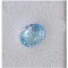 Image 2 : *NEW& 4.1CT OVAL CUT UNTREATED NATURAL SWISS BLUE TOPAZ: 9MM X 11MM