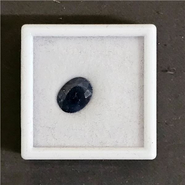 *NEW* 4.6CT OVAL CUT UNTREATED NATURAL BLUE SAPPHIRE: 9MM X 11.9MM