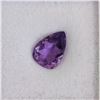 Image 2 : *NEW* 4.6CT PEAR CUT UNTREATED NATURAL ROYAL AMETHYST: 9.6MM X 13.3MM