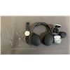 Image 1 : WIRELESS HEADPHONES, SAMSUNG WIRELESS EARBUDS, URBANISTA CHARGING CASE W/1 EARBUD & AIRPODS