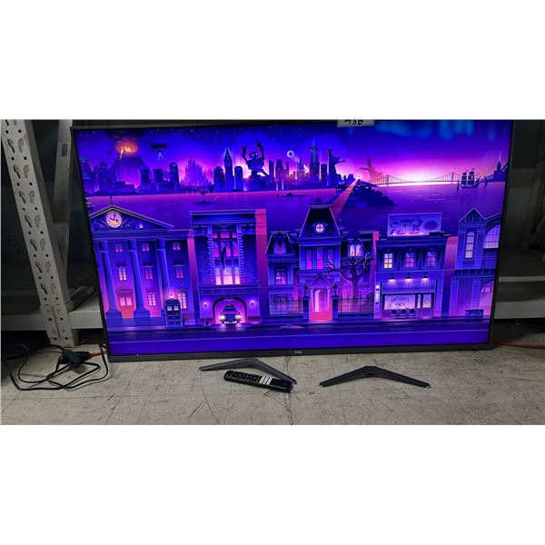 TCL 55" 4K UHD SMART LED TV WITH REMOTE & STAND