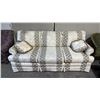 Image 1 : AMERICAN OF MARTINSVILLE FABRIC UPHOLSTERED SOFA  WITH CUSHIONS