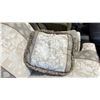 Image 2 : AMERICAN OF MARTINSVILLE FABRIC UPHOLSTERED SOFA  WITH CUSHIONS