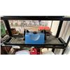 Image 3 : METAL STORAGE RACK & CONTENTS: SONY DUAL CASSETTE PLAYER, CABLEFLEX EXERCISE MACHINE, WINE RACK &