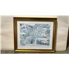 Image 7 : COLLECTION OF ORIGINAL ART, PRINTS & MAPS *SOME FRAMES ARE DAMAGED AND/OR THE GLASS IS CRACKED*