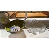 Image 3 : SHELF OF ASSORTED GLASS & PORCELAIN SERVING DISHES & A PORCELAIN PITCHER