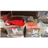 Image 3 : SHELF OF ASSTD. CHRISTMAS DECORATIONS, STACKING CHAIR COVERS, LED FLOODLIGHT BULBS & MORE