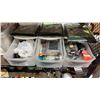 Image 7 : SHELF OF ASSTD. CHRISTMAS DECORATIONS, STACKING CHAIR COVERS, LED FLOODLIGHT BULBS & MORE