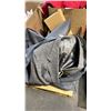 Image 2 : PALLET OF HOUSEHOLD ITEMS: CLOTHING, GLASSWARE, CAST IRON GRILL PAN, VASES & MORE *MUST TAKE ALL ON