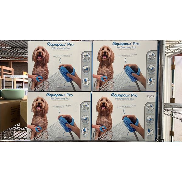 (4) AQUAPAW PRO PET GROOMING TOOLS
