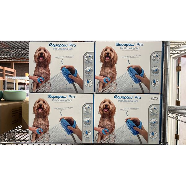 (4) AQUAPAW PRO PET GROOMING TOOLS